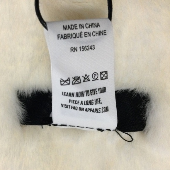 Apparis Bambi Pull Through Faux Fur Scarf - Picture 16 of 16